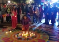 WhatsApp Image 2024 11 09 at 19.56.46 Melilla se acuerda de las víctimas de la DANA en el encendido de velas del Diwali