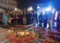 WhatsApp Image 2024 11 09 at 19.56.47 Melilla se acuerda de las víctimas de la DANA en el encendido de velas del Diwali