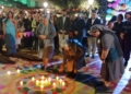 WhatsApp Image 2024 11 09 at 19.56.47 2 Melilla se acuerda de las víctimas de la DANA en el encendido de velas del Diwali