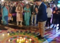 WhatsApp Image 2024 11 09 at 19.56.48 1 Melilla se acuerda de las víctimas de la DANA en el encendido de velas del Diwali
