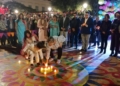 WhatsApp Image 2024 11 09 at 19.56.48 2 Melilla se acuerda de las víctimas de la DANA en el encendido de velas del Diwali