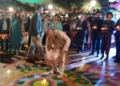 WhatsApp Image 2024 11 09 at 19.56.51 1 Melilla se acuerda de las víctimas de la DANA en el encendido de velas del Diwali