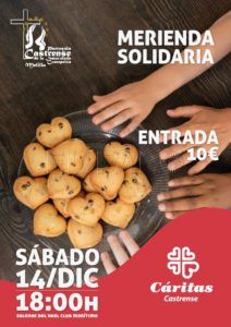 WhatsApp Image 2024 11 21 at 11.04.34 Cáritas Castrense organiza una merienda solidaria para el 14 de diciembre