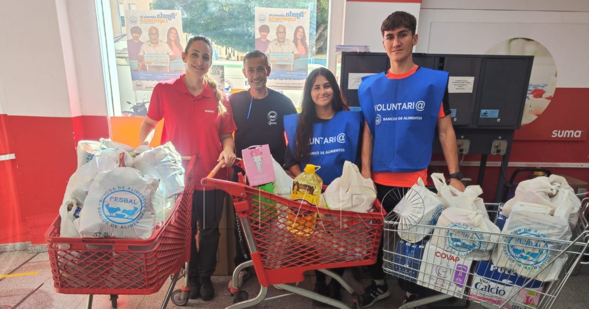 WhatsApp Image 2024 11 23 at 14.00.49 2 e1732371576376 La Gran Recogida recibe hoy cientos de alimentos en los supermercados de Melilla