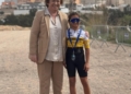 alevin fem Éxito de la prueba de MTB, tanto a nivel deportivo como solidario