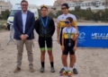 cadete femenino Éxito de la prueba de MTB, tanto a nivel deportivo como solidario