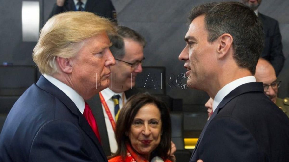 donald trump y pedro sanchez Donald Trump y Pedro Sánchez