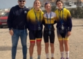 infantil fem Éxito de la prueba de MTB, tanto a nivel deportivo como solidario
