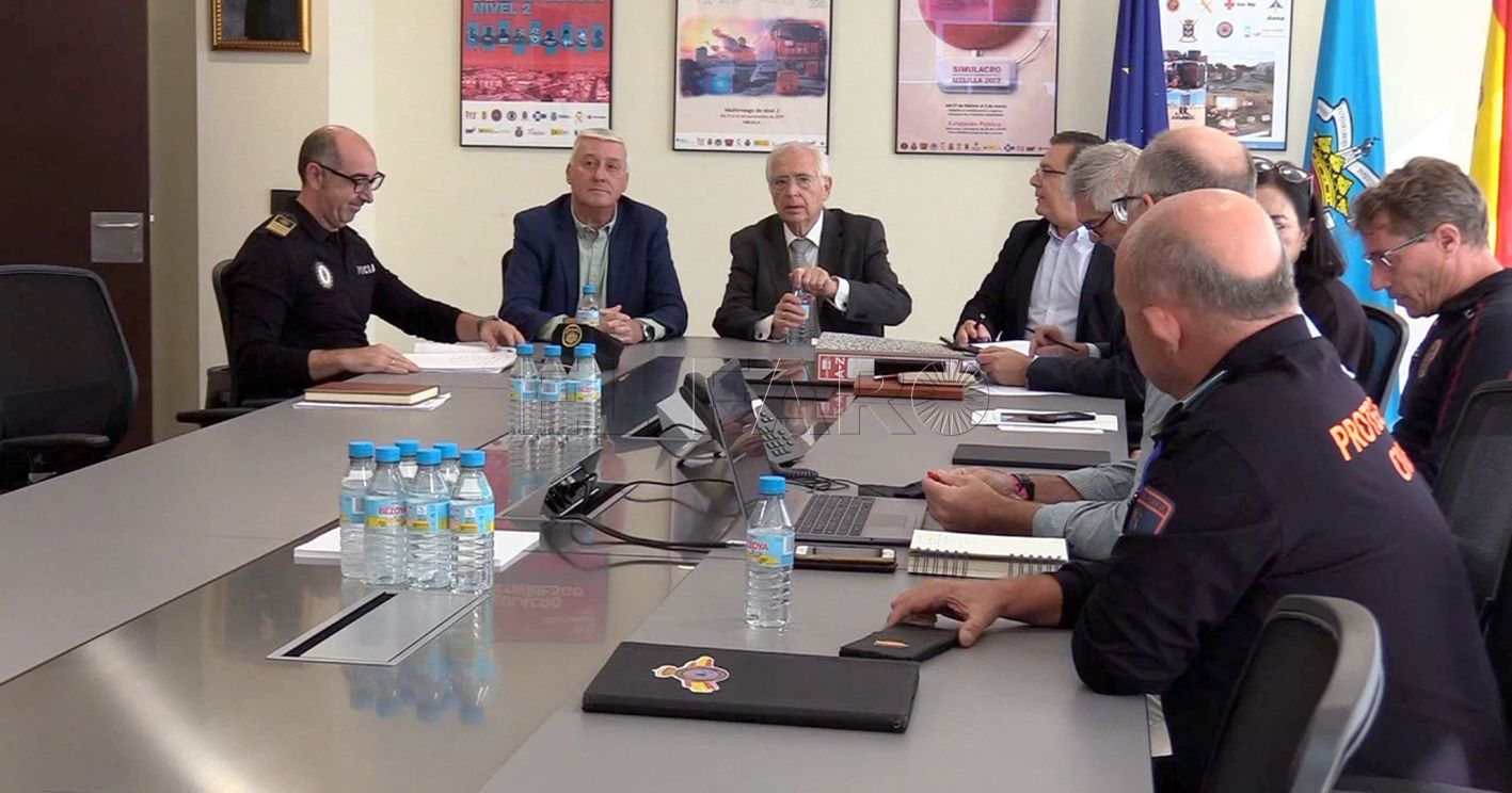 junta local de seguridad recorte Imbroda afirma que la seguridad de Melilla en caso de DANA está "en buenas manos"