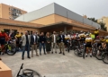 previo minuto silencio Éxito de la prueba de MTB, tanto a nivel deportivo como solidario