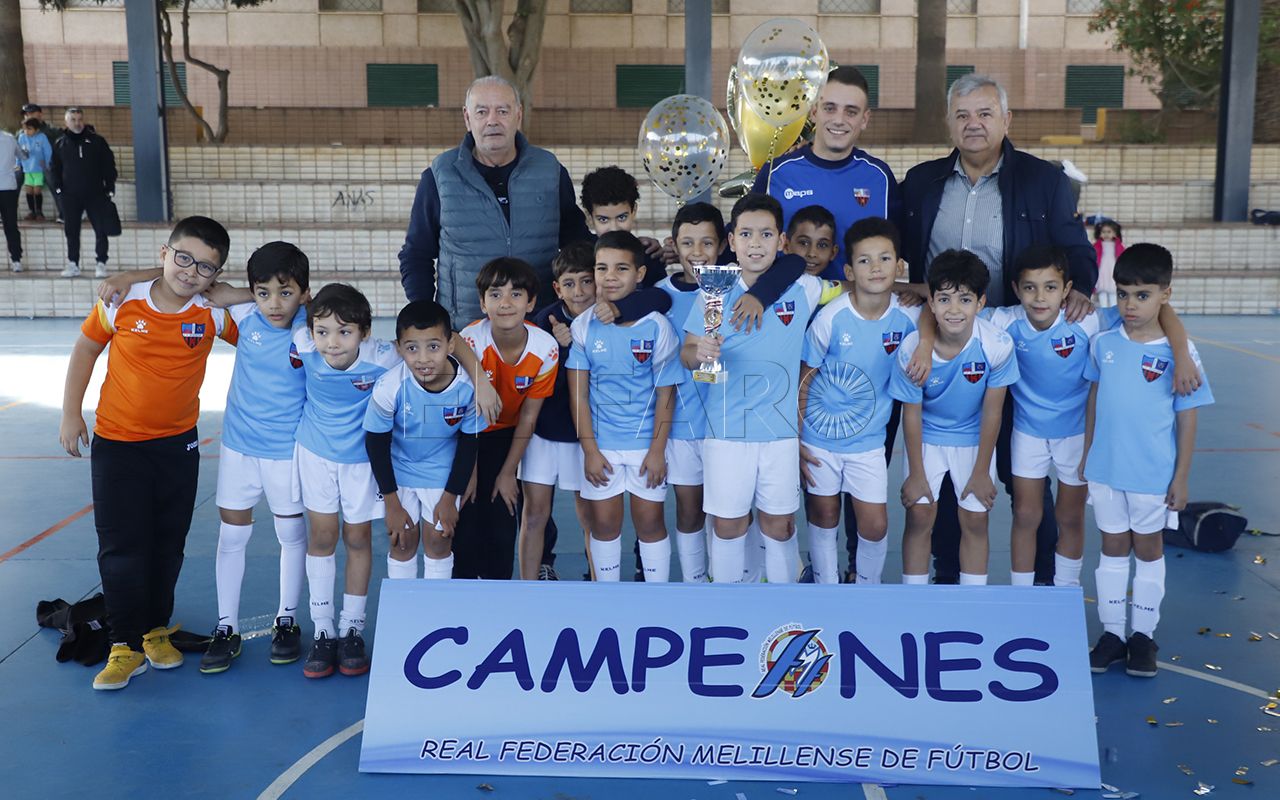 01 rusadir campeon 2a benjamin fs Rusadir, Constitución y Buen Consejo, campeones de Copa durante el fin de semana