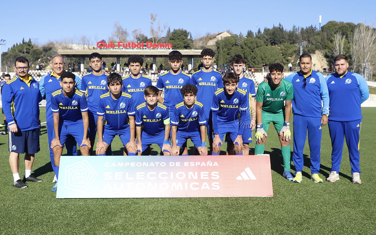 03 sub 16 once inicial con tecnicos Cataluña se muestra superior a Melilla