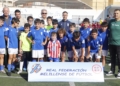 1a SUBCAMPEON UD MELILLA El Atlético Melilla, la Peña Santillana y el Nueva Era reinan en la Copa Alevín de fútbol