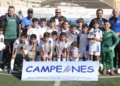 2a CAMPEON PENA SANTILLANA El Atlético Melilla, la Peña Santillana y el Nueva Era reinan en la Copa Alevín de fútbol
