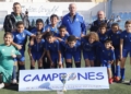 3a CAMPEON NUEVA ERA El Atlético Melilla, la Peña Santillana y el Nueva Era reinan en la Copa Alevín de fútbol