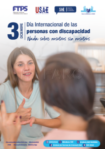 CARTEL DIA DISCAPACIDAD SAE llama a una inclusión real en el Día Internacional de las Personas con Discapacidad