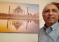 En la actualidad con el Taj Mahal al fondo Ramesh Ramchand, 'El indio' en La Salle y 'El español' en la India