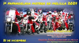Papa noen Los Ángeles Guardianes organizan la primera "papanoelada" solidaria de Melilla