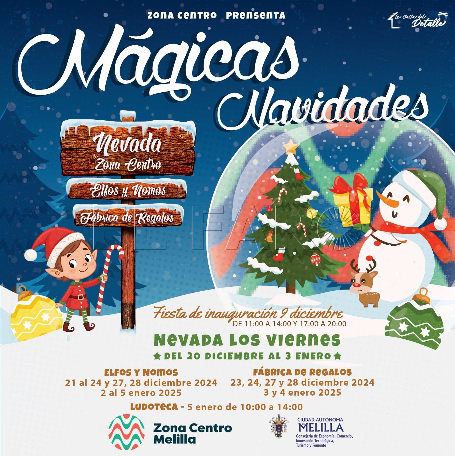 Zona Centro anuncia su programa "Mágicas Navidades"
