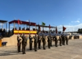WhatsApp Image 2024 12 04 at 17.07.18 El Regimiento de Artillería conmemora Santa Bárbara con un acto en el que ha estado muy presente el viento