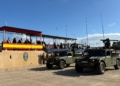 WhatsApp Image 2024 12 04 at 17.07.21 El Regimiento de Artillería conmemora Santa Bárbara con un acto en el que ha estado muy presente el viento