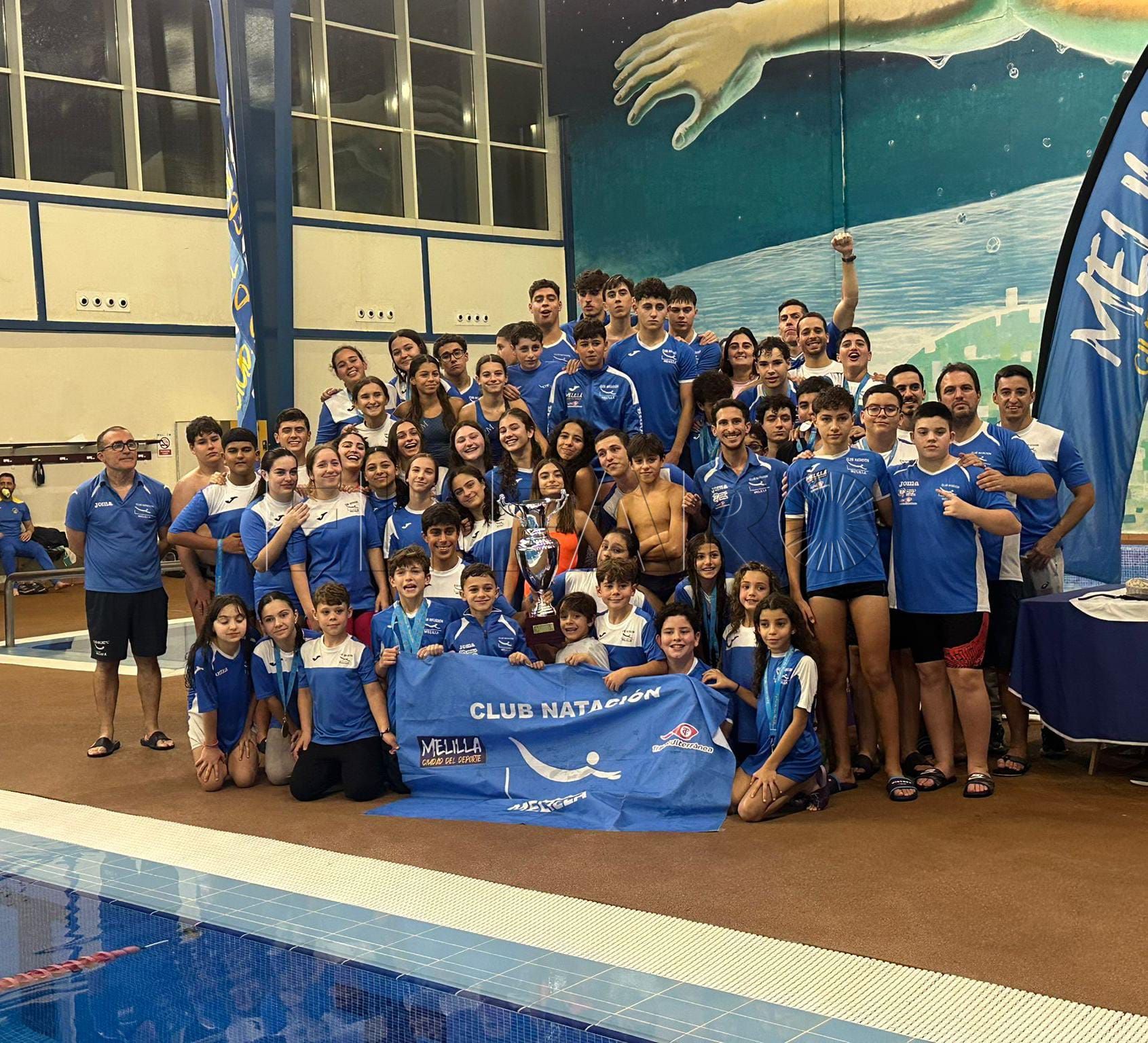 WhatsApp Image 2024 12 18 at 08.49.50 El Club Natación Melilla fue el triunfador en el Trofeo de Navidad