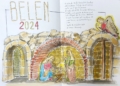 c8fbd265 c30d 4b2c 8867 7835fbc236d6 Los Urban Sketchers cierran el 2024 retratando el Belén del Foso del Hornabeque