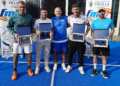 entrega de placas jugadores profesionales Internacional de Pádel C.A.M.