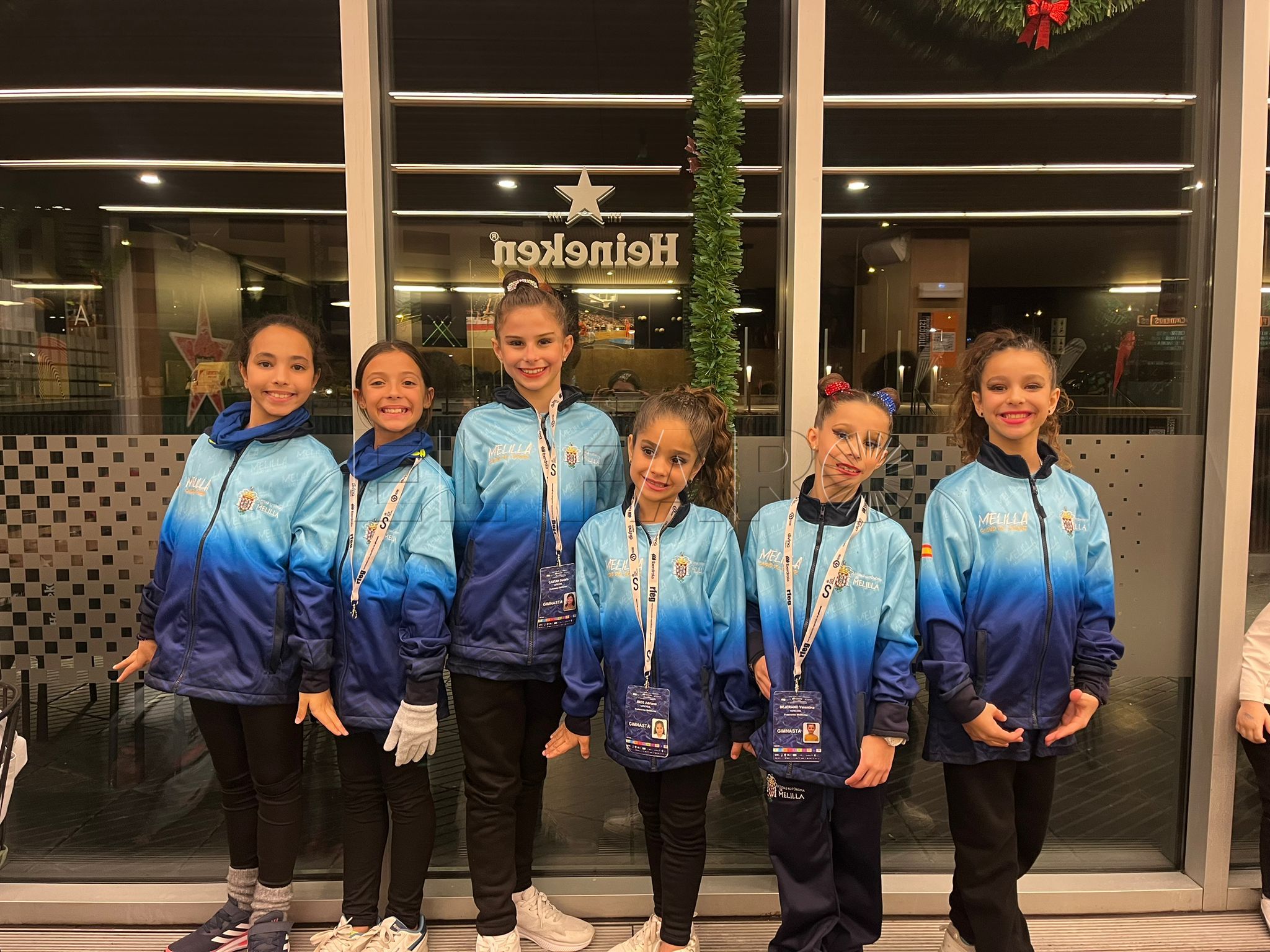 grupo gimnastas 2 Melilla, en la Copa Base Individual de gimnasia rítmica