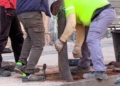plantacion arboles 3 El primer tramo de García Margallo ya luce su nuevo arbolado