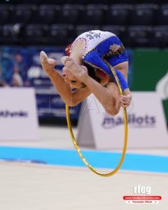 valentina bejerano Melilla, en la Copa Base Individual de gimnasia rítmica