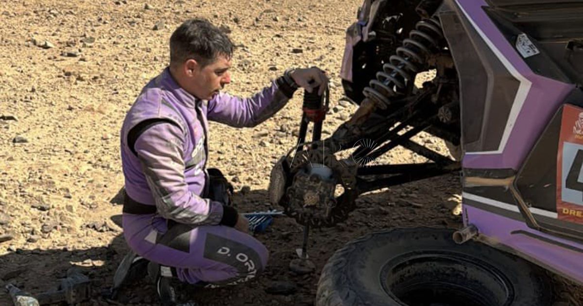 32323232 Diego Ortega, sexto en la etapa del Dakar