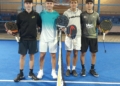 Campeones cadete izq y junior dcha I Torneo de Menores de la Federación Melillense de Pádel