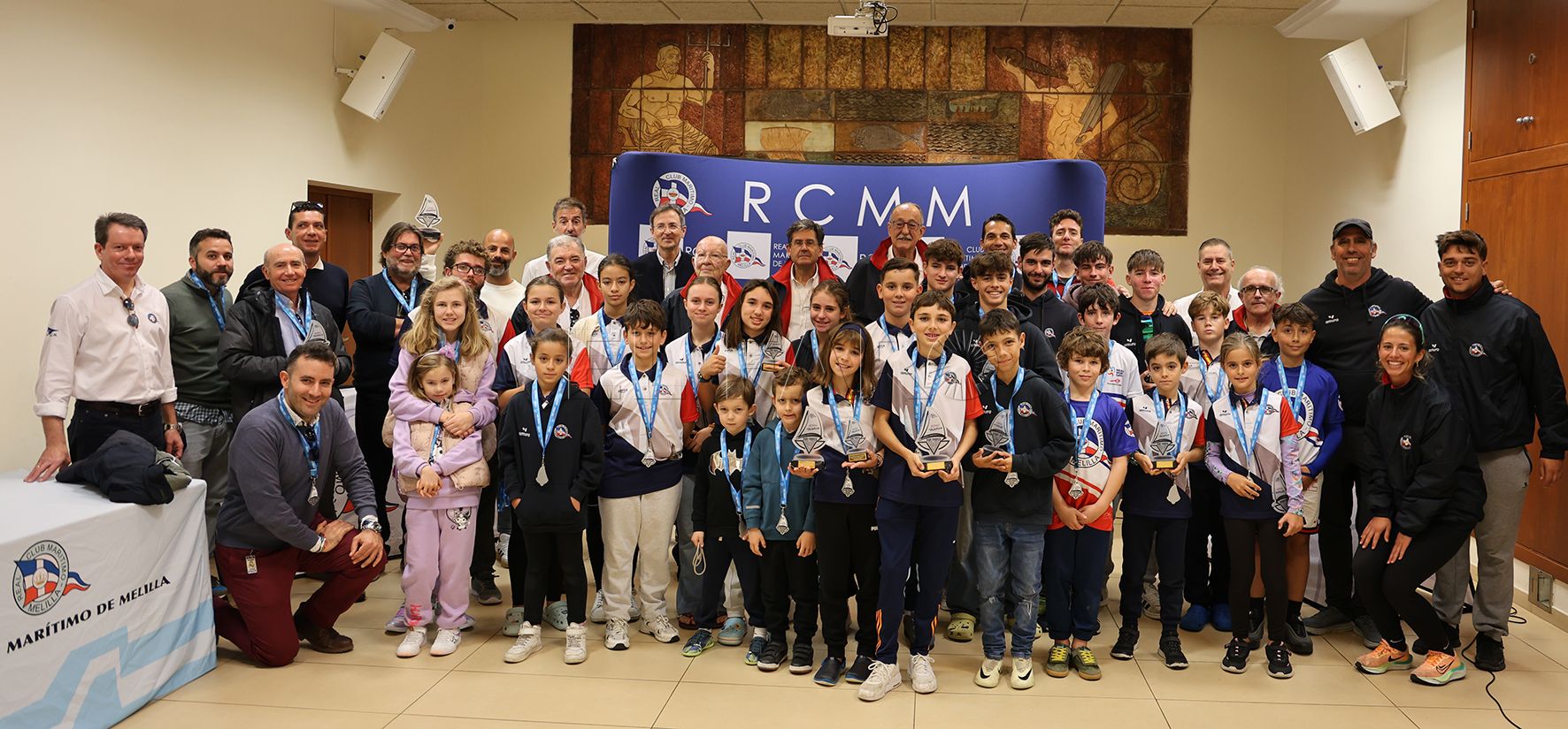 FOTO PREMIADOS Clausura del Trofeo Joyas Victoria de vela