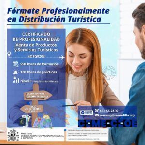 PHOTO 2025 01 13 10 17 55 La CEME ofrece a los desempleados dos certificados de profesionalidad gratuitos sobre turismo