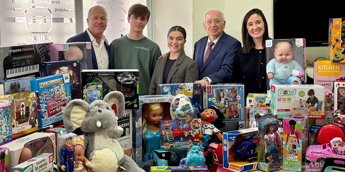 Web 5 Las Nuevas Generaciones del PP recogen cientos de juguetes para los niños melillenses