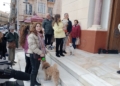 WhatsApp Image 2025 01 17 at 17.45.28 1 Los melillenses llevan al Sagrado Corazón sus mascotas para conmemorar San Antón
