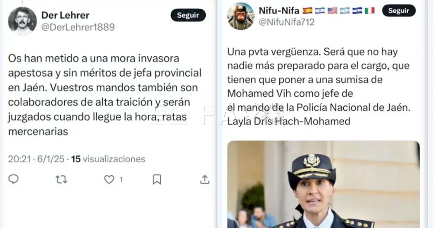 mensajes islamofobos layla dirss hach mohamed recorte La Policía investiga una campaña racista contra Layla Dris Hach-Mohamed