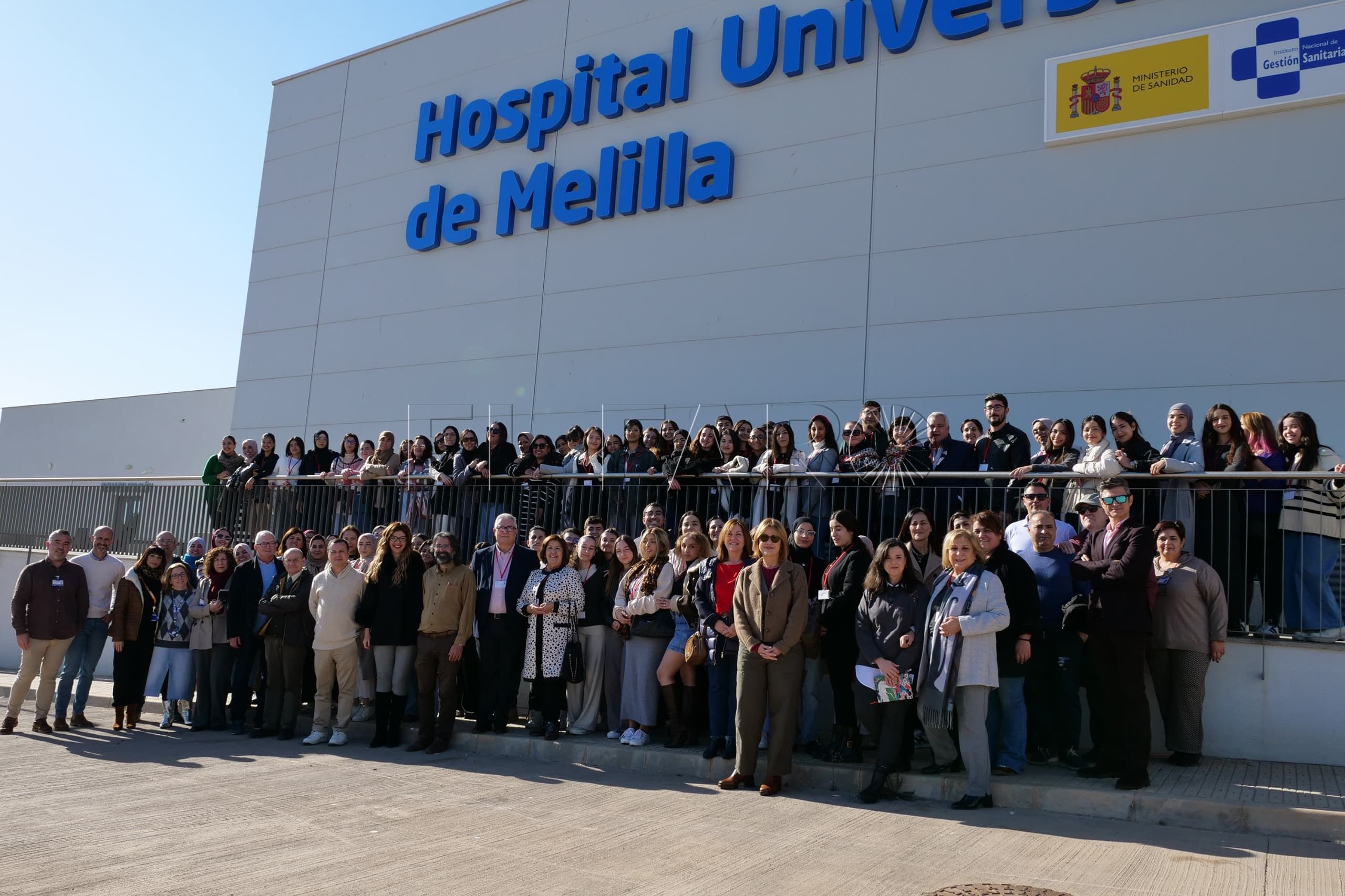 Alumnos FP de visita en el nuevo hospital