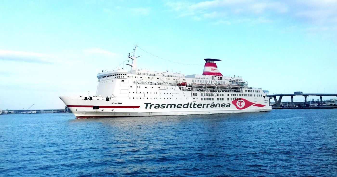Buque Almariya Armas Trasmediterranea recorte Armas Trasmediterránea lanza un descuento del 20% para viajar a Argelia