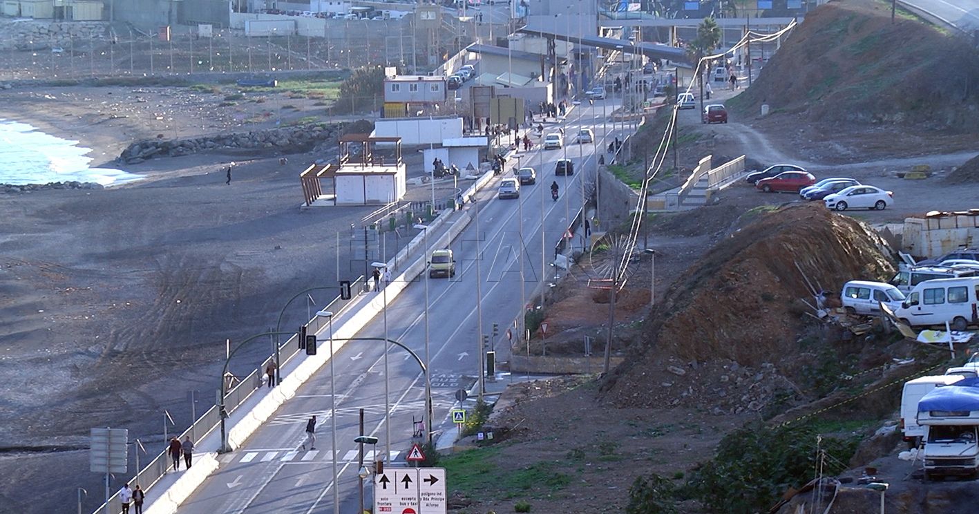 Frontera 1 recorte Seis inmigrantes irregulares entraron en Melilla en el final de enero