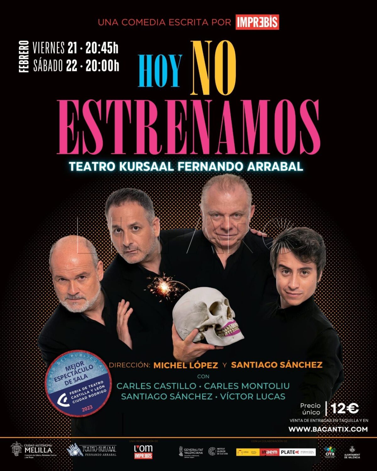 Hoy no estrenamos e1739625805229 Llega a Melilla la divertida comedia 'Hoy no estrenamos'