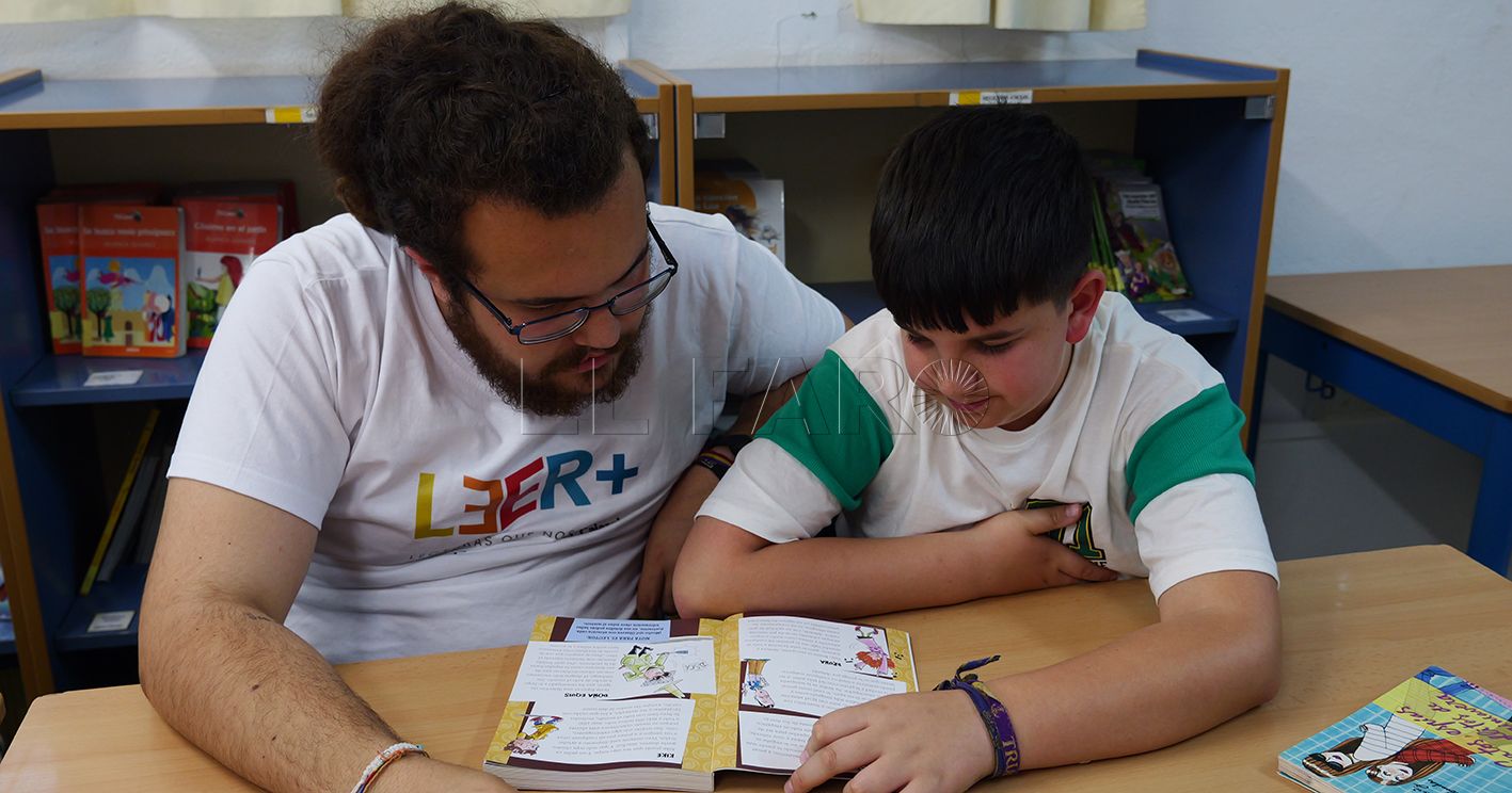 Leer.FJML 1 recorte Medio centenar de escolares de Melilla mejorarán su comprensión lectora gracias a LEER+