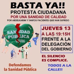 Manifestacion Melilla se moviliza por una sanidad de calidad