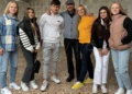 Olga y Ramon con sus respectivos hijos e hijas Olga y Ramón, una historia de amor