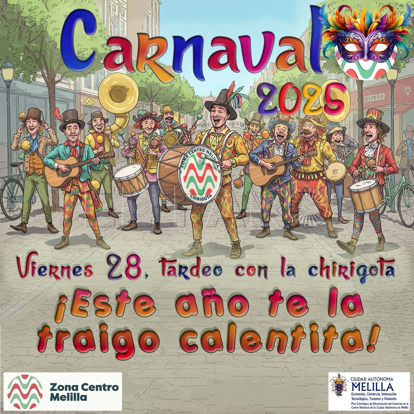 Zona Centro celebra el Carnaval