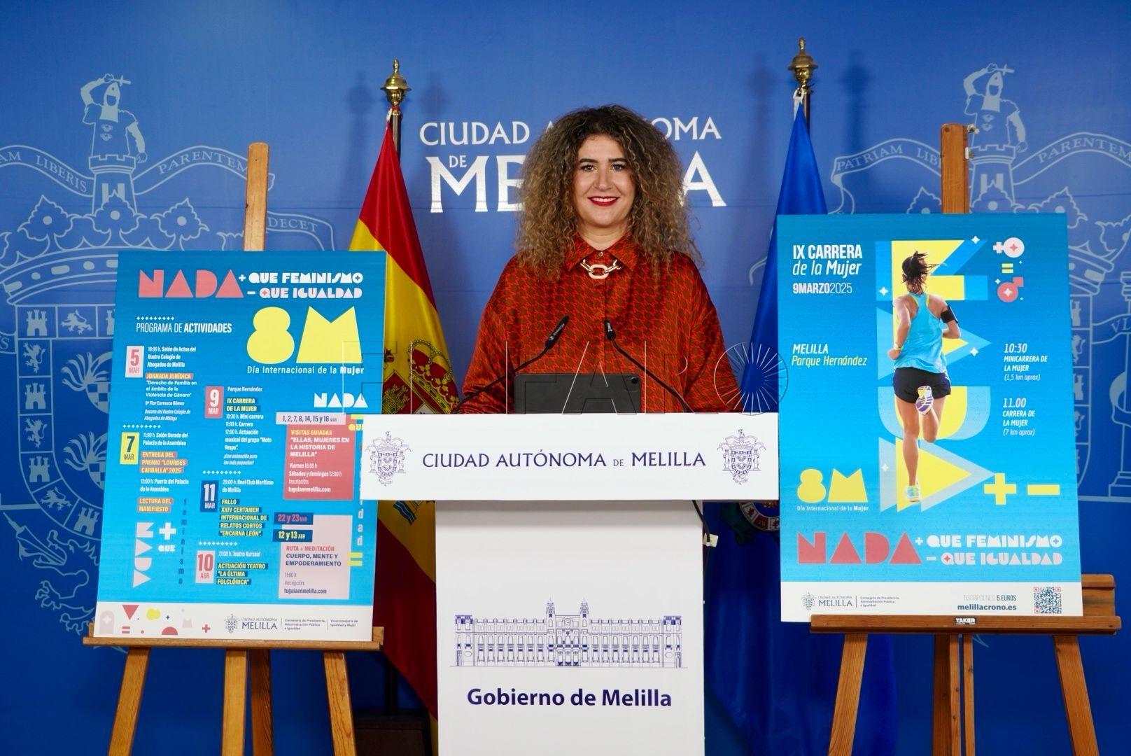 WhatsApp Image 2025 02 26 at 10.09.19 Melilla conmemora el 8M con un mes de actividades bajo el lema 'Nada más que feminismo, nada menos que igualdad'