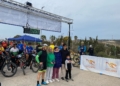 acto homenaje Luismi Ruiz y Blanca Bautista, ganadores el VI Memorial Julio César Flores de ciclismo de montaña