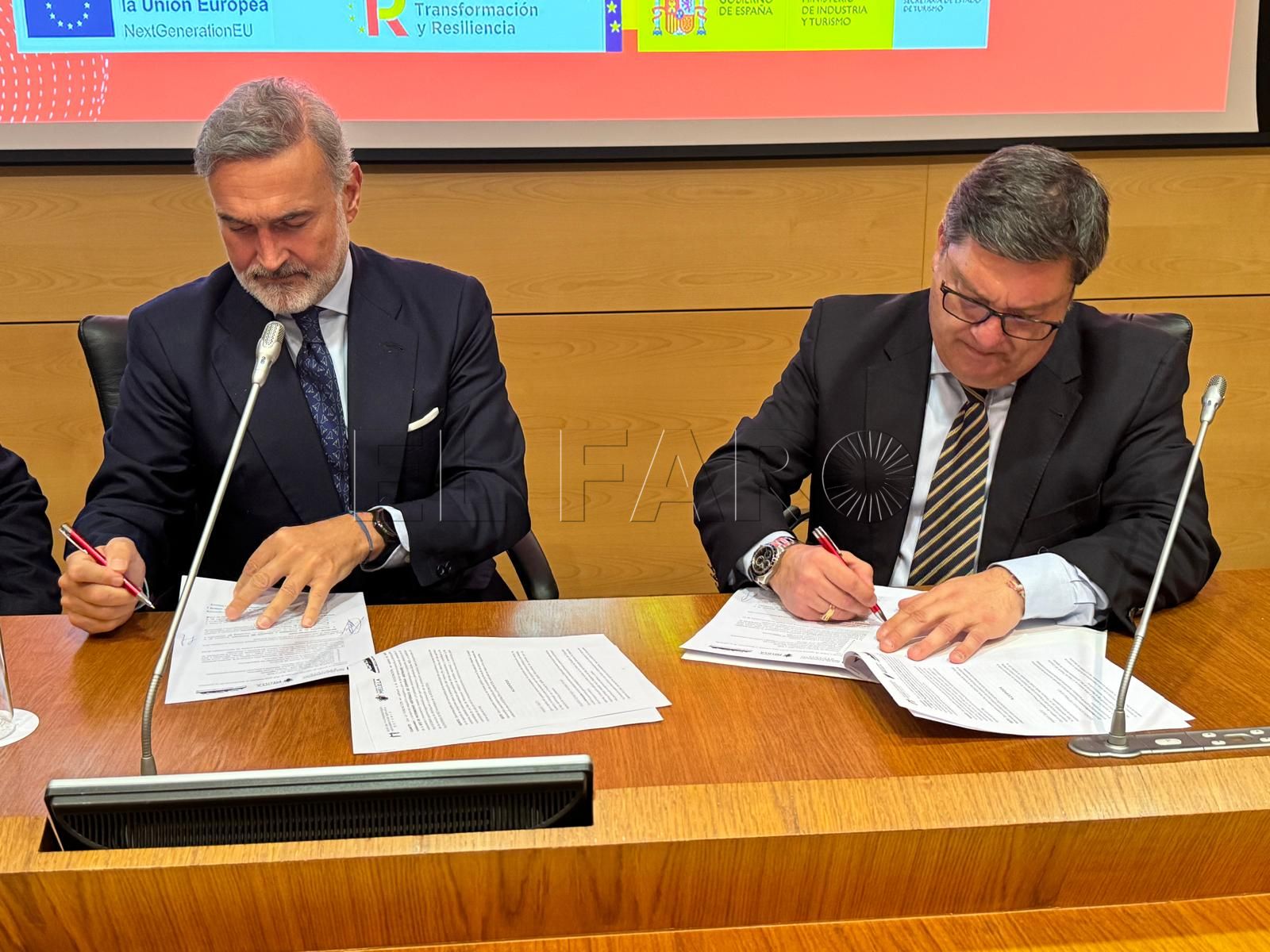 Firma del acuerdo