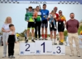 general ambos Luismi Ruiz y Blanca Bautista, ganadores el VI Memorial Julio César Flores de ciclismo de montaña